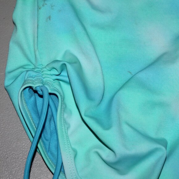 Blue & Green 1 Pcs Justice Swimsuit Size 7 - Picture 8 of 10